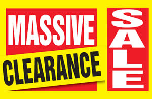 Massive Clearance Sale