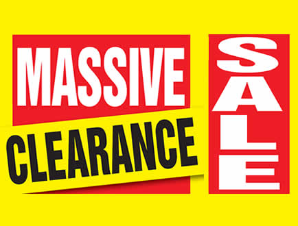 Massive Clearance Sale